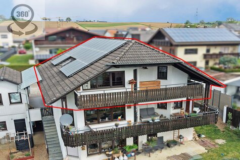 Bild 3-Zi.-Wohnung mit traumhaftem Ausblick in Bargen!