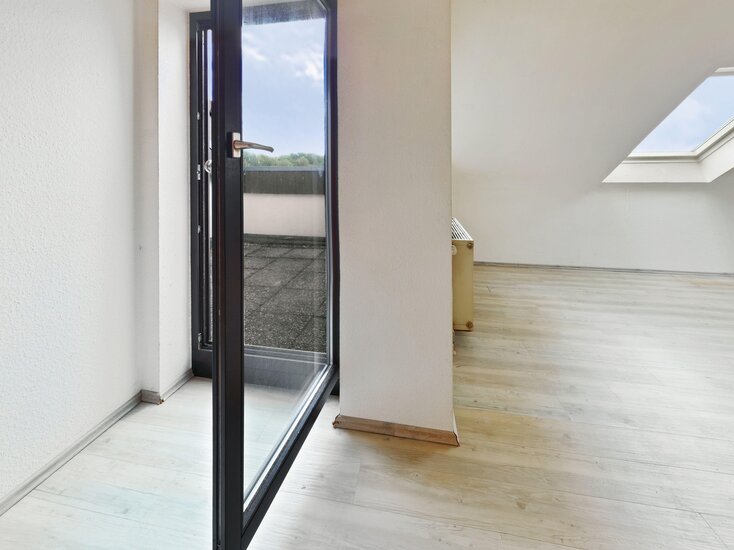 Zugang zur Dachterrasse