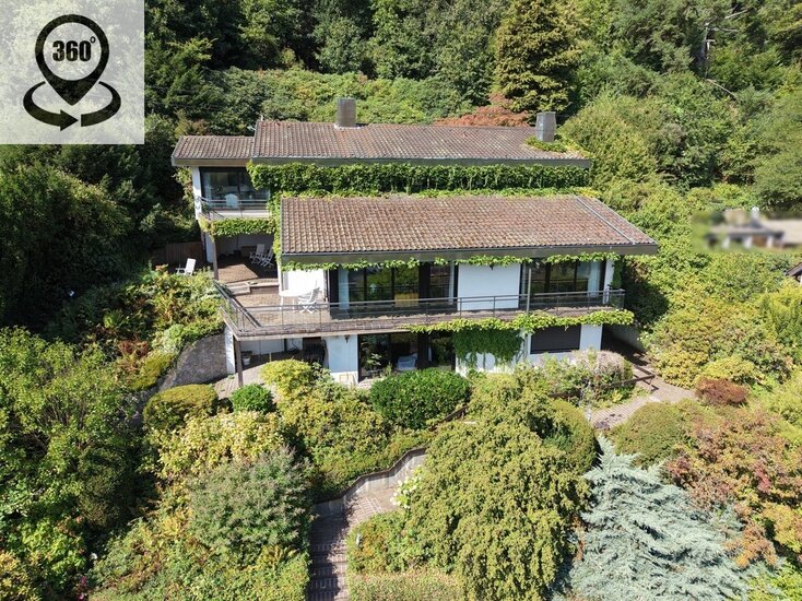 Blick auf das Haus - Drohnenansicht
