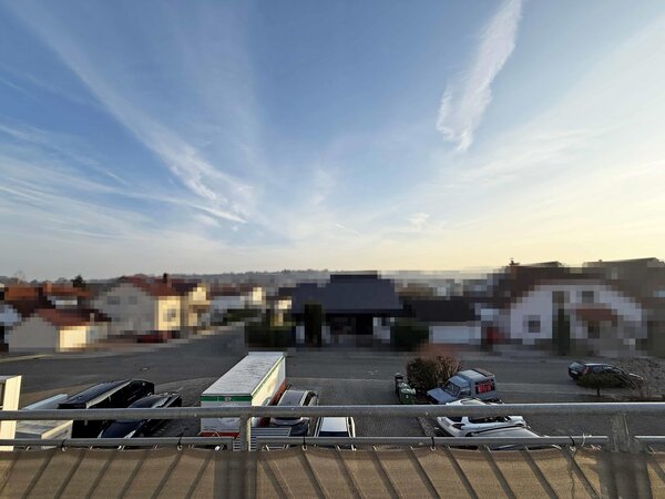 Bild 2: Ausblick vom Balkon