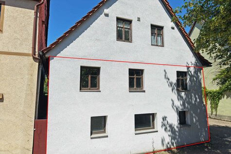 Bild 3-Zi.-Wohnung mit Scheune in Neckarbischofsheim!