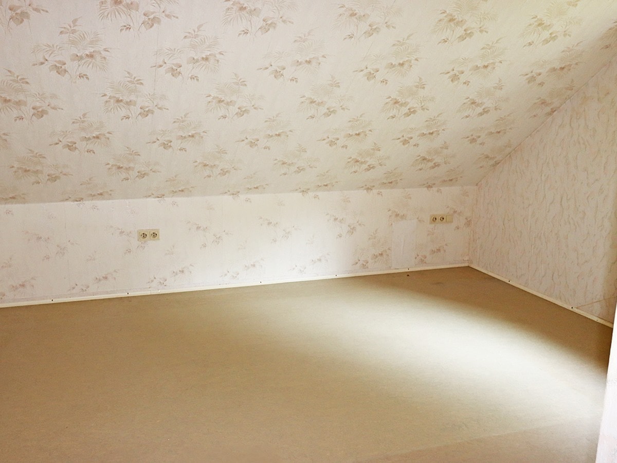 Blick ins Schlafzimmer